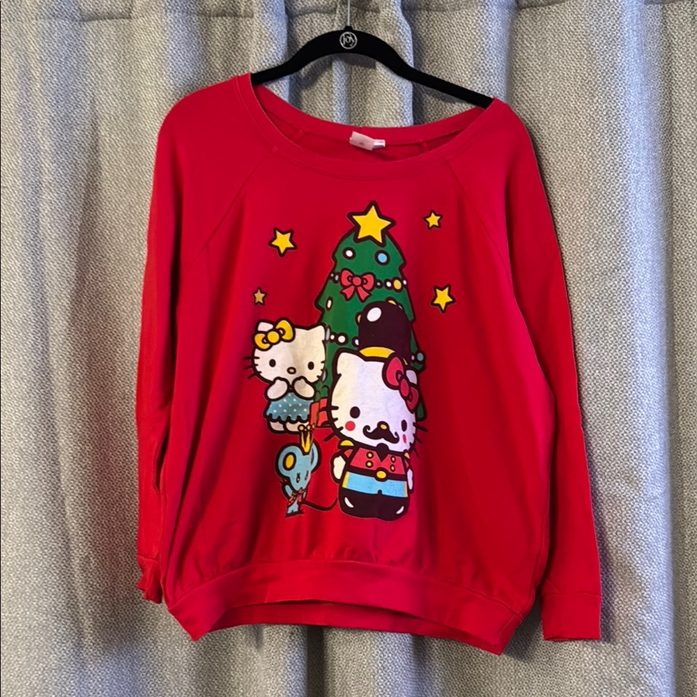 Red Hello Kitty Christmas Sweatshirt